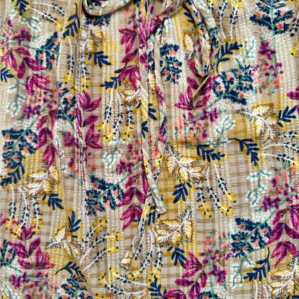 New-LOFT Multicolor Floral Blouse - Picture 2 of 5